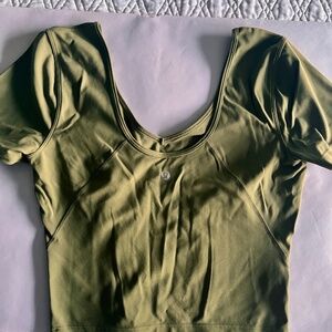 Lululemon Align Mesh T-Shirt *Special Edition Bronze Green